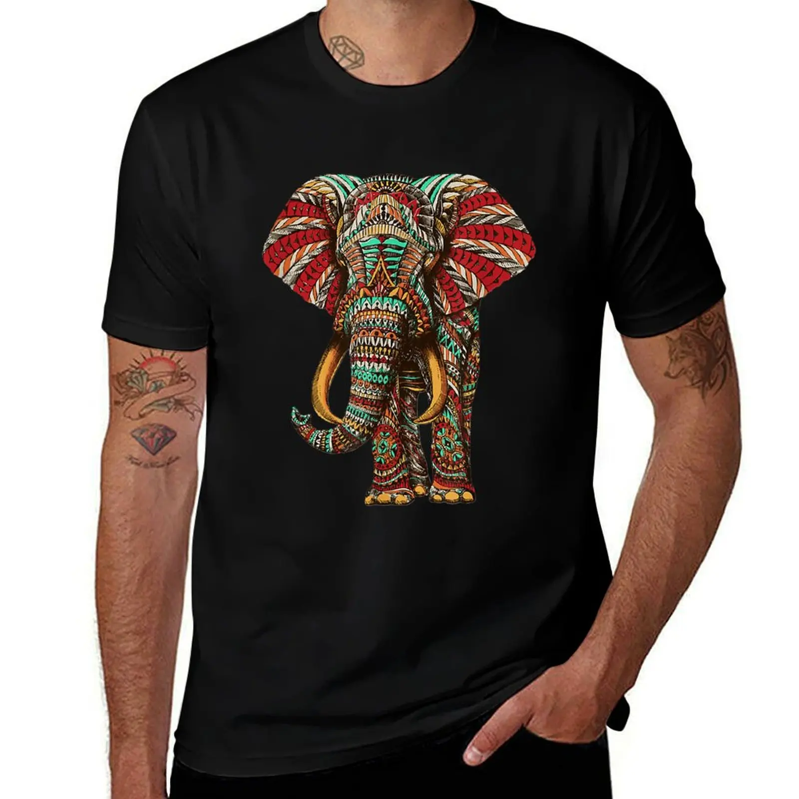 

Save The Elephants Wildlife T-Shirt Casual Everyday Wear T-Shirt