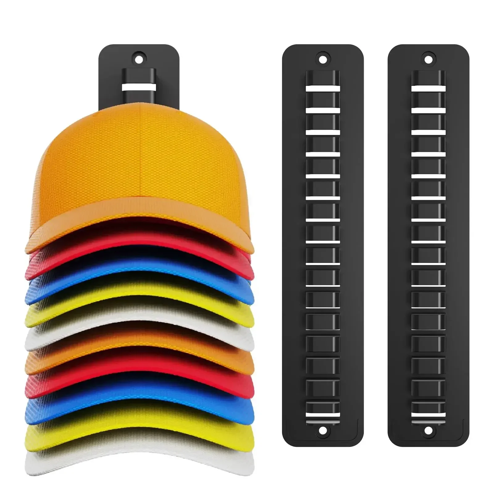 

2PC Cap Organizer Hat Storage Display Rack Holder Organizer Wall Mounted Hat Organizer For Baseball Caps Hat Rack Hanger Storage