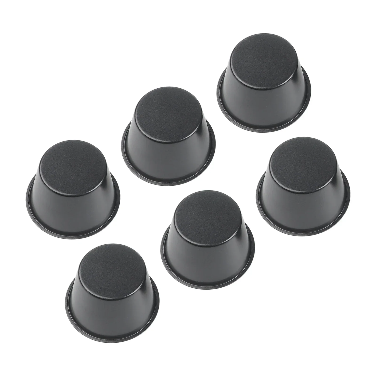 Carbon Steel Shaped Pudding Cup Compact Design Easy Release Efficient Storage Stackable Molds Stackable Pudding Cups