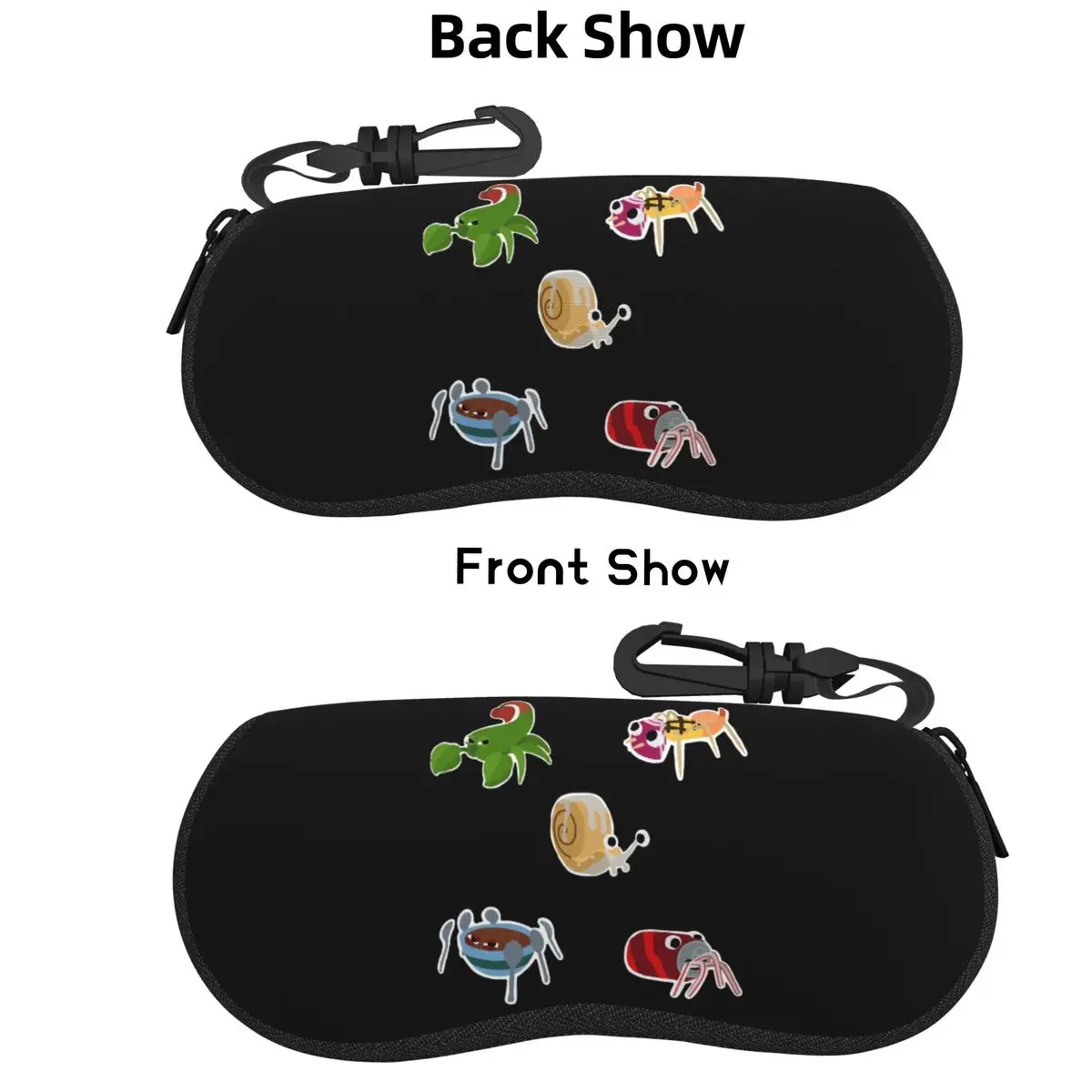 

Bugsnax Best Of Bugsnax Pack For Fans Shell Glasses Case Protector Sunglasses Box Women Men Soft Eyeglasses Bag Pouch