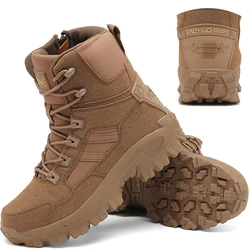 New Outoor Hiking Boots Men Desert Shoes Men Outdoor Hunting Trekking Camping Boots Man Tactical Boot Work Safety Shoes