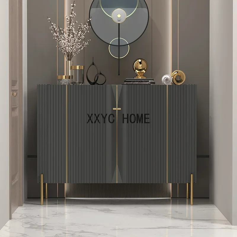 

Роскошный простой современный шкаф для обуви на крыльце, боковая рок-панель, итальянская перегородка для гостиной, мебель для дома Sapateira WK50SC