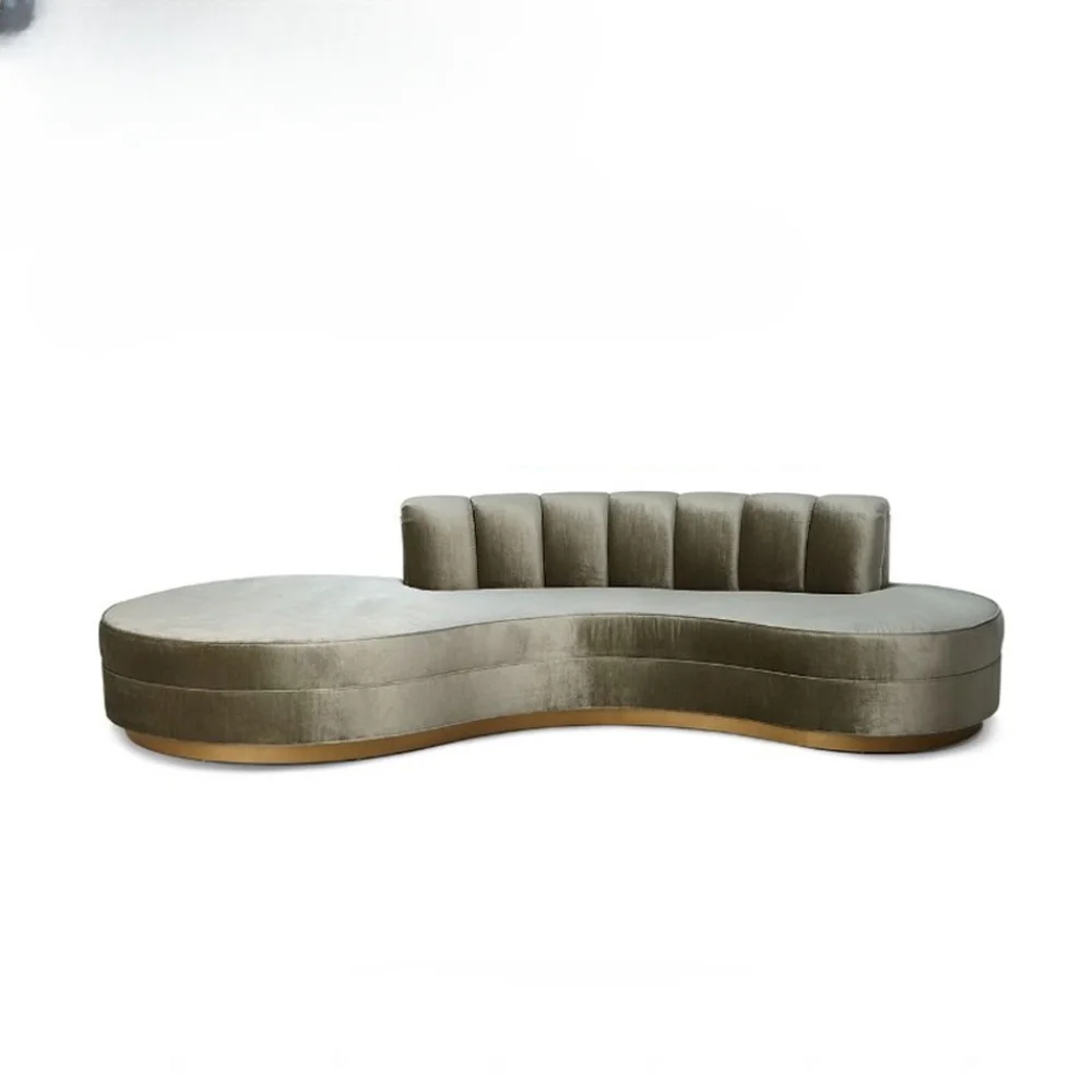 OEM Custom Modern Curved Sofa Unique Shape