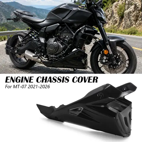 Motorcycle Engine Protector Guard Cover Under Cowl Lowered Shrouds Fairing Belly Pan For MT07 2026 MT 07 2025 MT-07 2021-2024