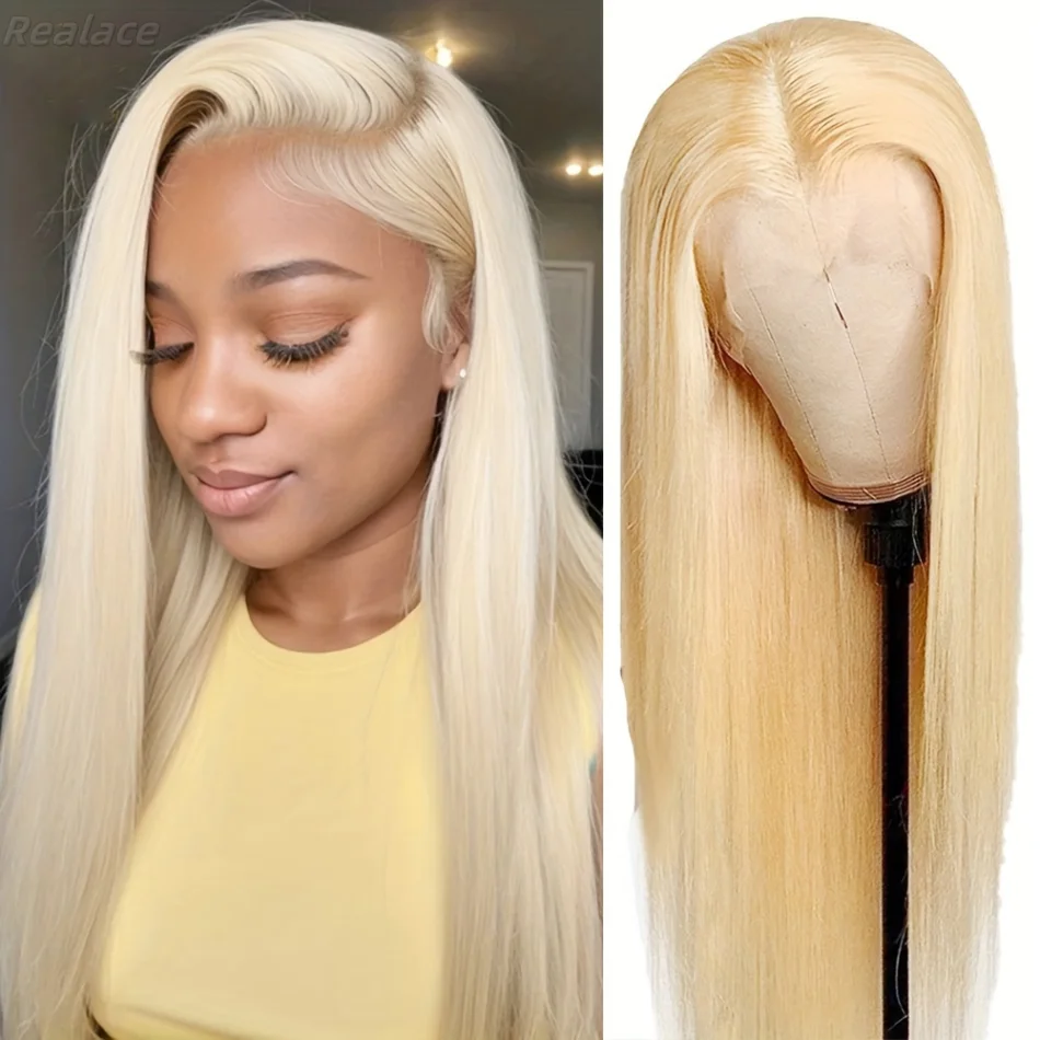 613 Blonde 100% Human Hair Wigs 13x6 HD Lace Frontal Brazilian Wigs Straight Front Choice For Women Cheap Wig on clearance sale