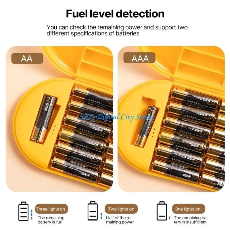 

U75B Battery Holder Organizers Storage Case Battery Organizers Storage Case for AA AAA