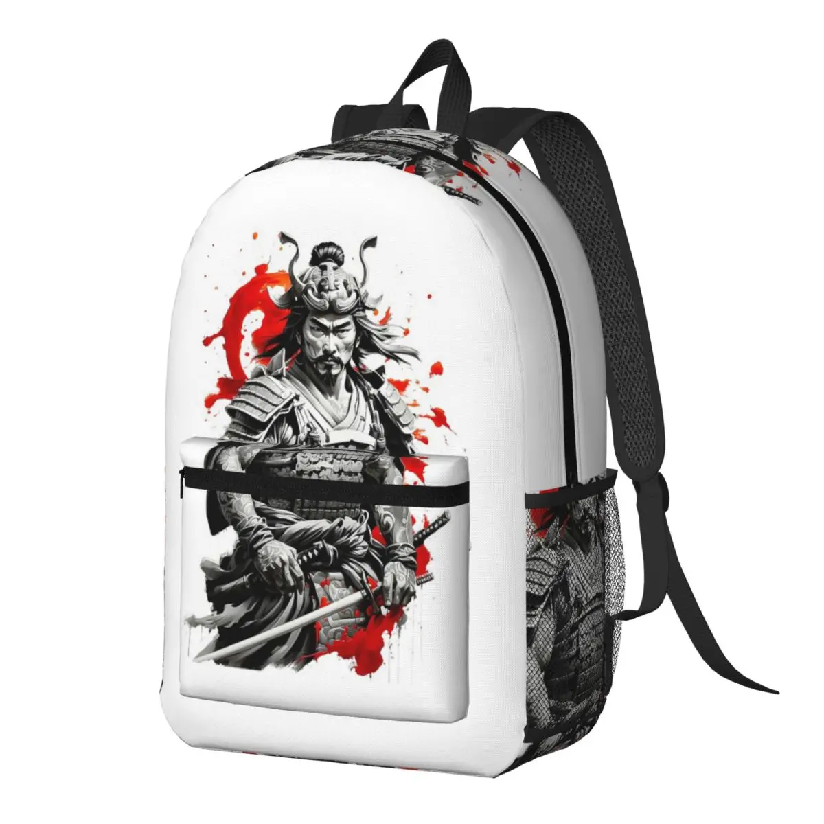 

Japanese Samurai Warrior Backpack Daypack Large Capacity Boys Girls BookBag School Bag Shoulder Bags for Men Women