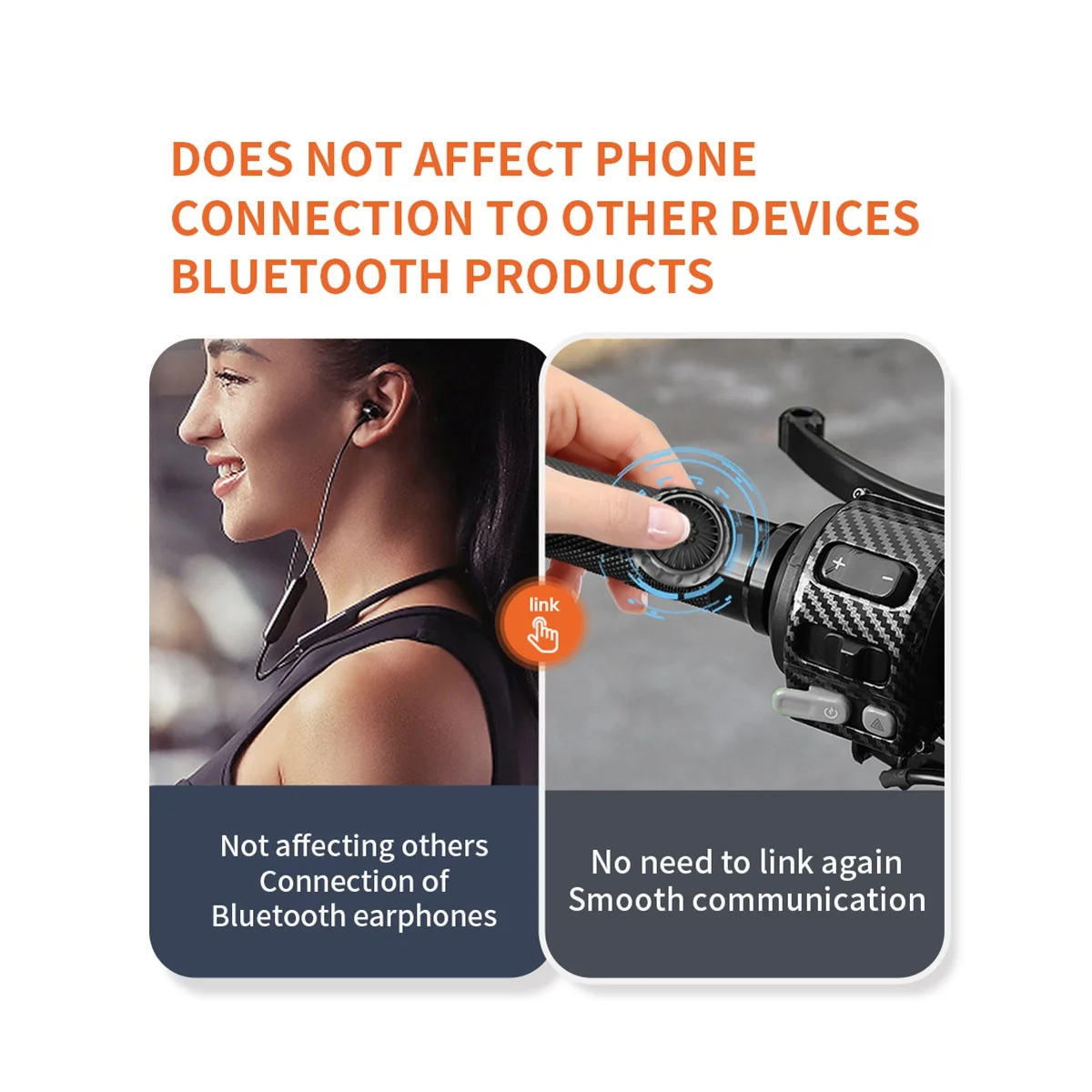 لاسلكي بلوتوث PTT لاسلكي تخاطب ، زر التحكم مع حزام قابل للتعديل ، Zello IOS أندرويد الهاتف الذكي