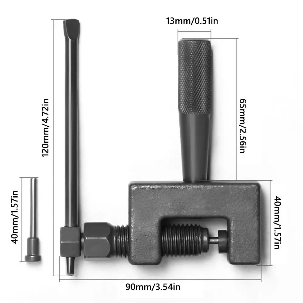Tool Black Chain Cutter Chain Repair Disassembly and Assembly Chain Removal Tool Repair Chain Splitter Motorcycle Repair