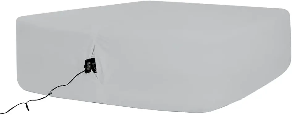 

Air Bed Sheets For Mattr Cover Removable Bed And Elastic Band Super Soft And Breathable & Deep Up To 21"" Light Gray Queen