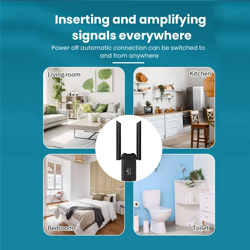 300Mbps USB Wireless Repeater Wifi Signal Amplifier Wall-penetrating Router Extender For Home Use Portable Middle Relay Booster