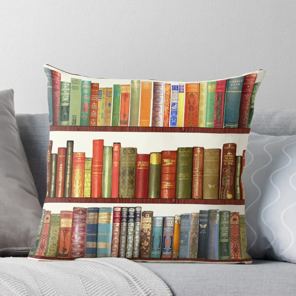 Jane Austen Antique Books Throw Pillow covers for pillows Christmas Pillow Couch Cushions