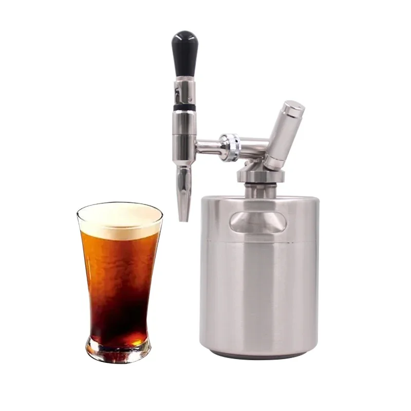 Stainless Steel New Nitrogen 64oz Home Nitro Cold Brew Iced Coffee Maker