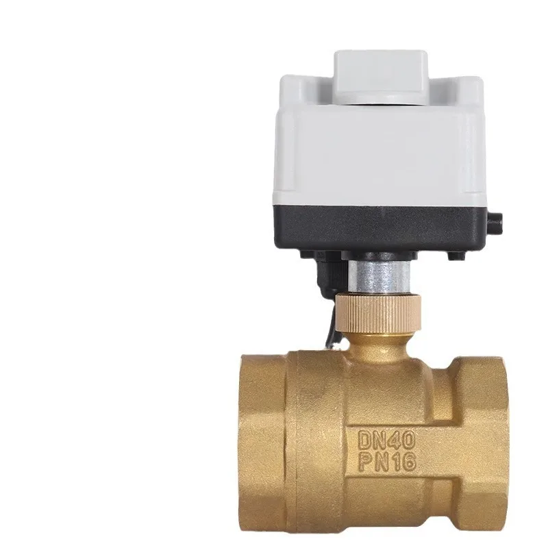 Manual‑Override Motorized 2‑Way Ball Valve Actuator AC220V Water Control Switch For Solar Water Pipeline Replacement Component