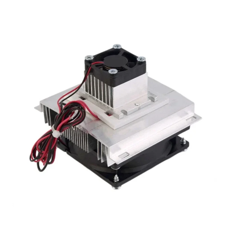 

12v Diy Thermoelectric Peltier Refrigeration Cooling System Semiconductor Cooler Conduction Module+fan + Tec1-12706
