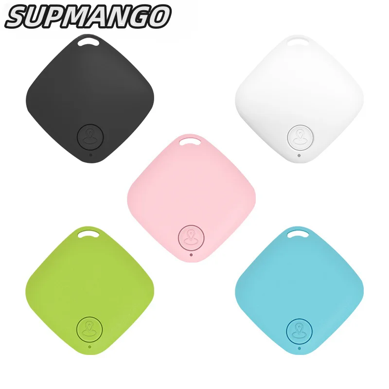 Mini Bluetooth 5.0 Tracker AntiLost Device Round Pet Kids Bag Wallet Tracking Smart Finder Locator