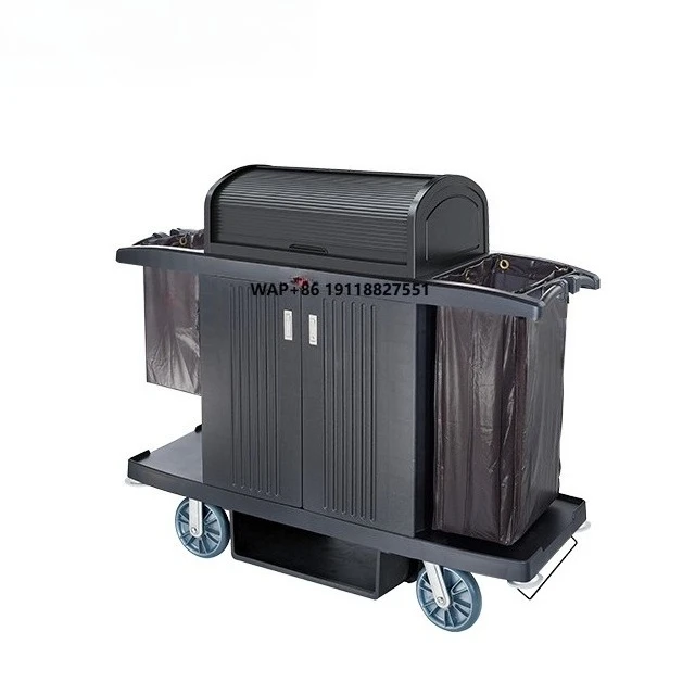 

GNF Многофункциональная пластиковая тележка для домашнего хозяйства в отеле, тележка для уборки, горничная для уборки, тележка для Джевитора