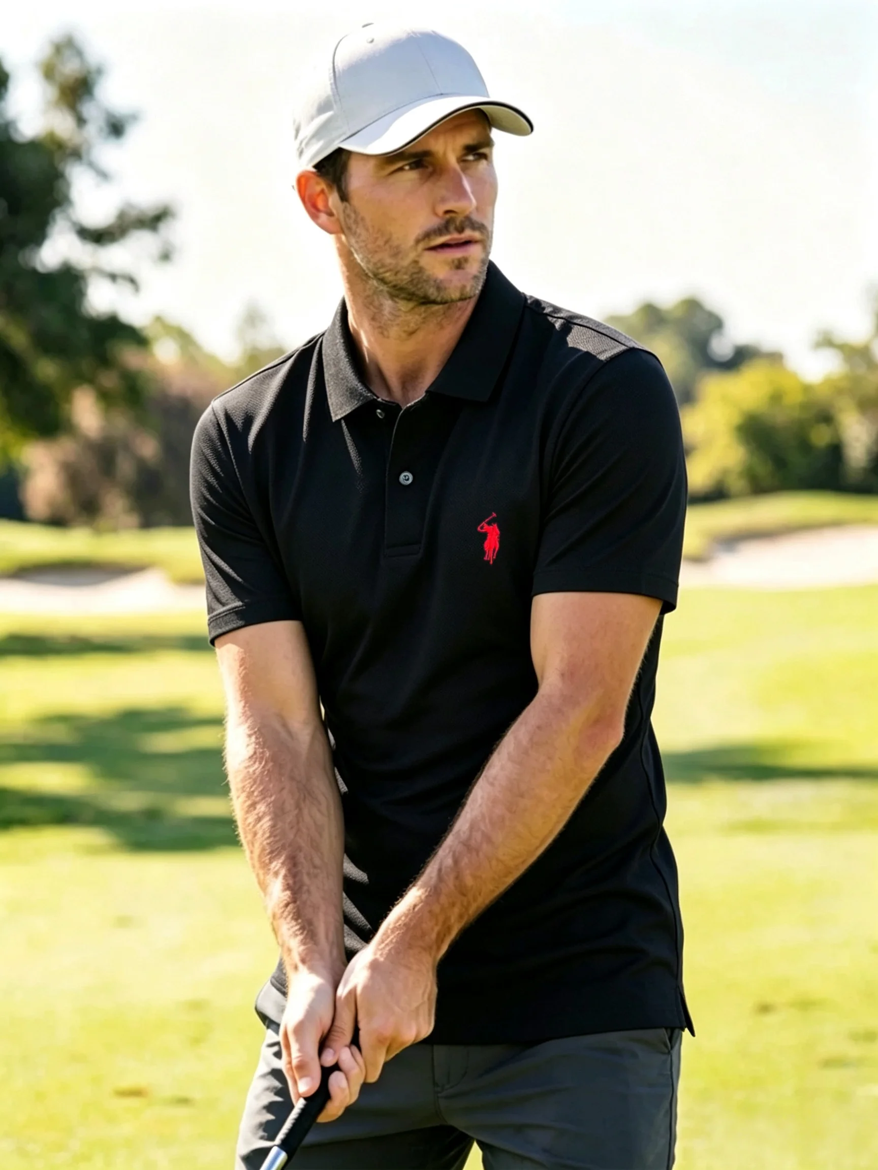 100% pure cotton high-end brand men's short sleeve polo shirt 2026 summer luxury fashion pony embroidery golf top casual T-shirt