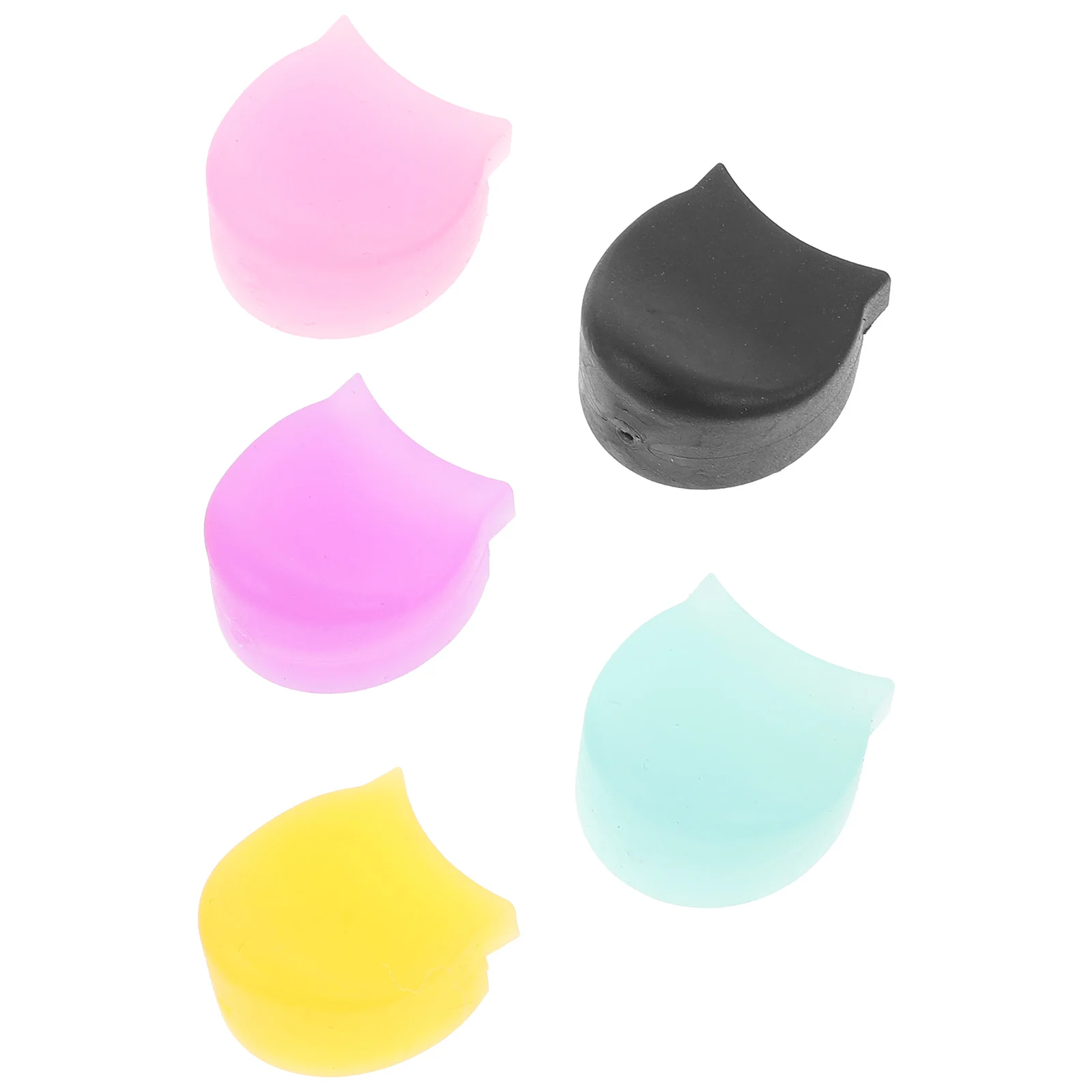

5 Pcs Clarinet Thumb Rest Cushions Silicone Finger Pads Musical Accessories Comfortable Antislip Vibrant Colors