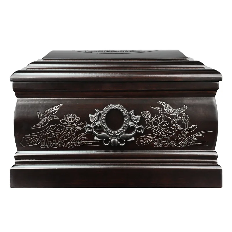 

High-grade wooden urn, ebony life box, rosewood life coffin