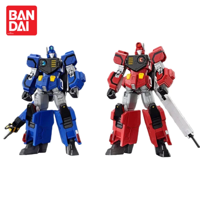 En Stock Original Bandai Hg roi courageux Super Dragon dieu flamme Dragon glace Dragon Ggg Transformable combinaison assemblage jouet Mecha