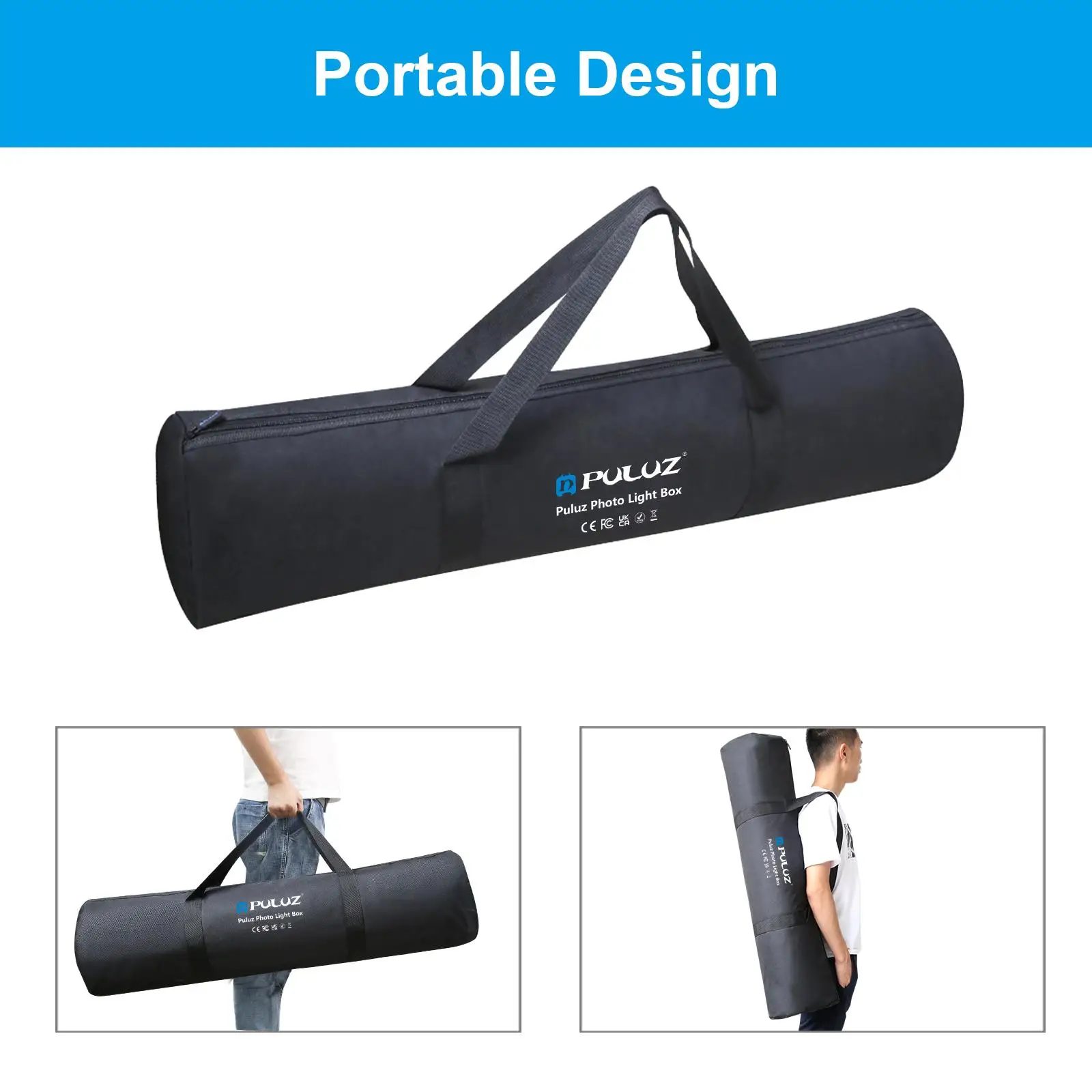PULUZ 80cm Photo Studio Light Box,80W CIR95 Photography Lightbox 