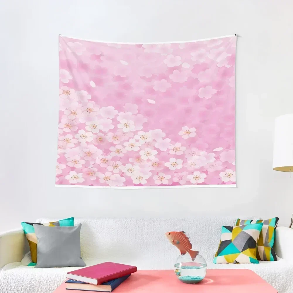

Idyllic Sakura Leaves Tapestry Home Decorating Wall Decor Bedroom Decor Tapestry