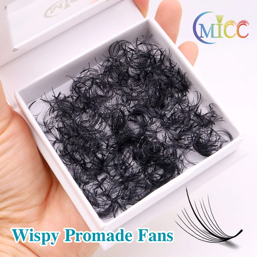 

Cmicc 500 Fans/1000 Fans 5D/7D/9D 0.07 8-15mm Handmade Natural False Lash Promade Eyelashes Extension Loose Fans Wispy Lashes