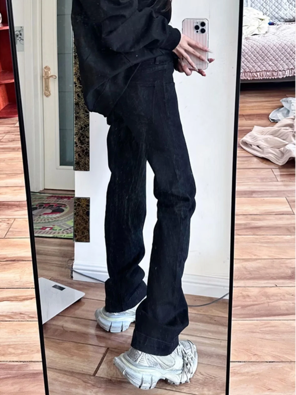 

Cleanfit Bla Skinny Jeans Men's Sle High Street American Version Straight Leg Slimming Trousers for Autumn Winter 2024