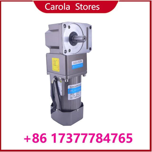 Industrial Right Angle Gear Motor 180W 200W Variable Speed Geared Motor with Gearbox for Conveyor Machinery