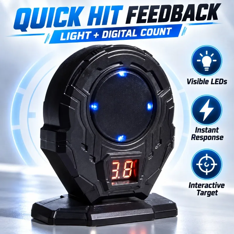30M Reception Range Digital Induction Target Audio Feedback for Indoor Backyard Game Use