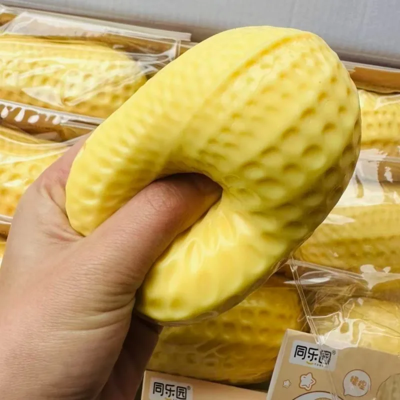 Juguete Blandito de Cacahuete, Juguete Sensorial Antiestrés con Sensación Suave como la Mantequilla, Regalo ASMR para Amigos