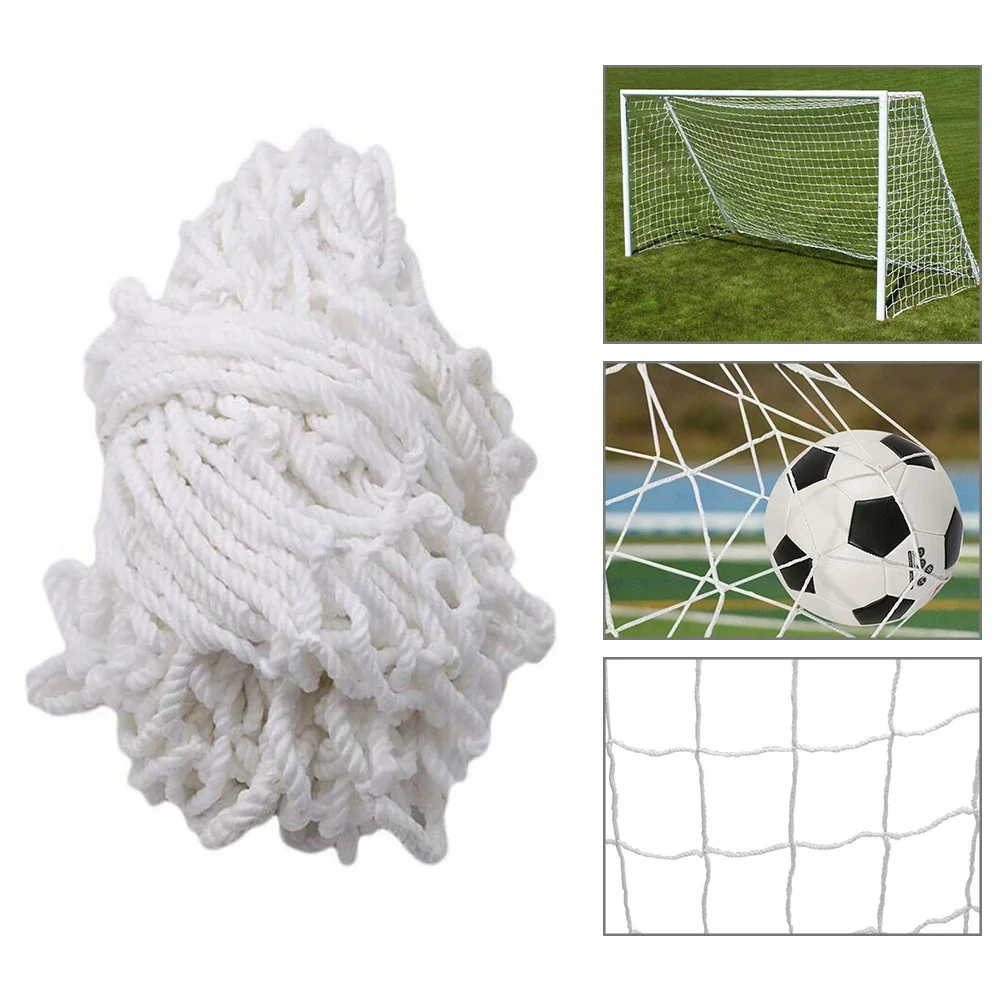 

1Pc 8*4ft(2.4*1.2m) Football Soccer Goal Post Net Outdoor Sports Match Training Net for Full Size Goal Post Frames Polypropylene