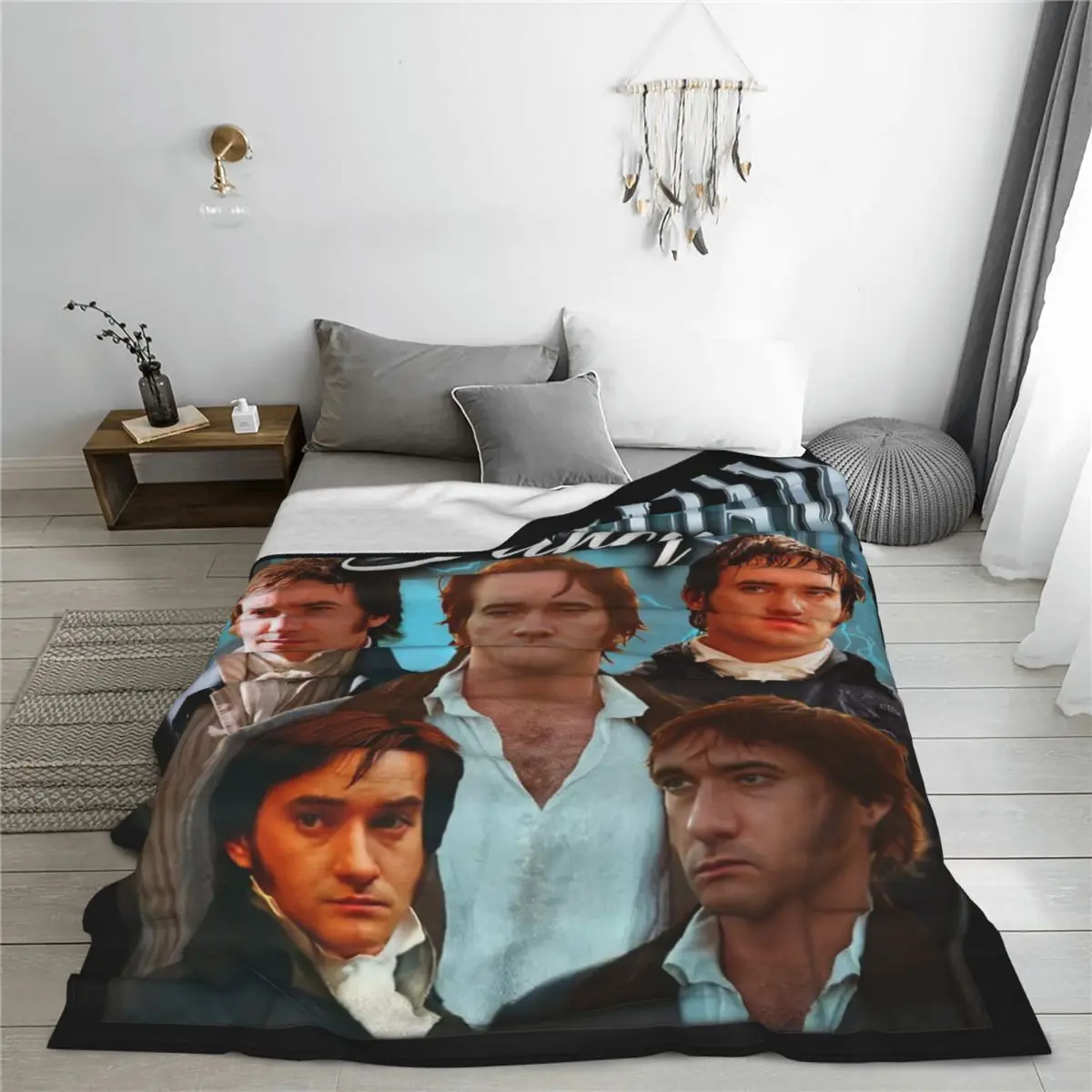 Pride and Prejudice Darcy Flannel Blanket - Bed Blanket & Throw Blanket Soft Comfortable, Ideal for Home Decoration and Gifting