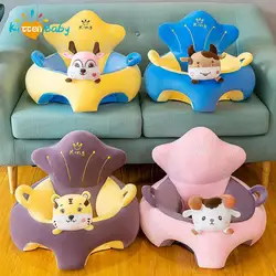 Juste de siège de soutien pour canapé de bébé, chaise en peluche, apprendre à s'asseoir, accent confortable pour tout-petit, berceau sans remplissage, canapé anti-chute lavable