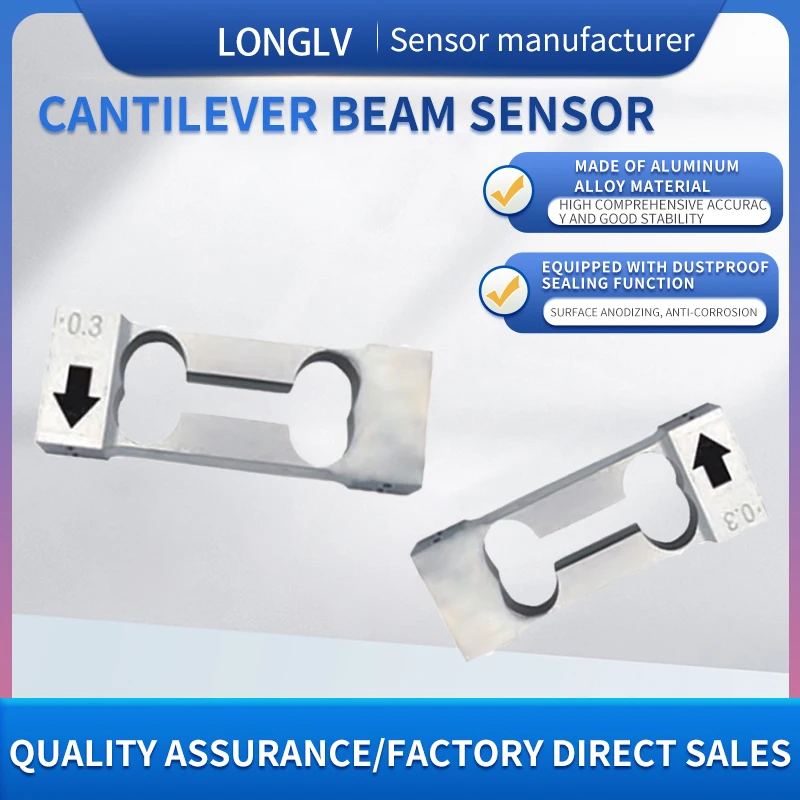 

Longlv LCZ-301J Weighing Sensor High precision Cantilever Beam Sensor Pre stress Sensor Weighing Module