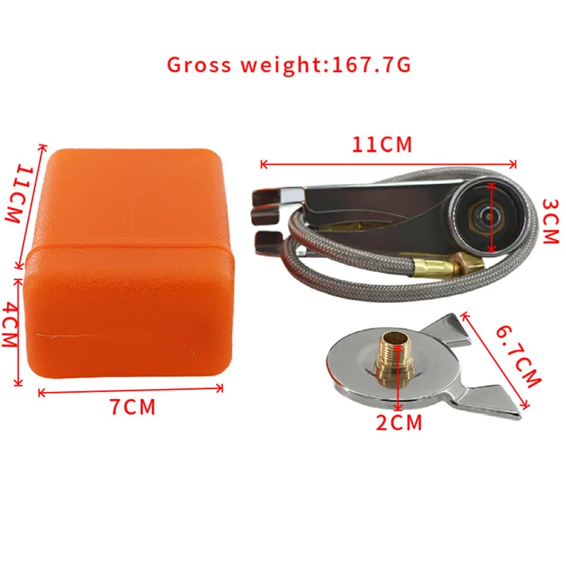 Outdoor Stove Adapter Converter, Cartridge Connector, Cooking Accessories for Camping, Hiking, Picnic Tool, Gas Conv