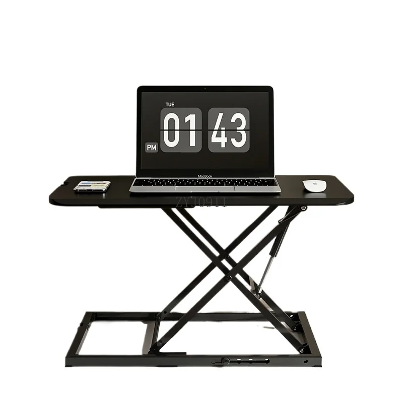 Suporte para notebook em pé, mesa dobrável para computador, rack de elevação ajustável