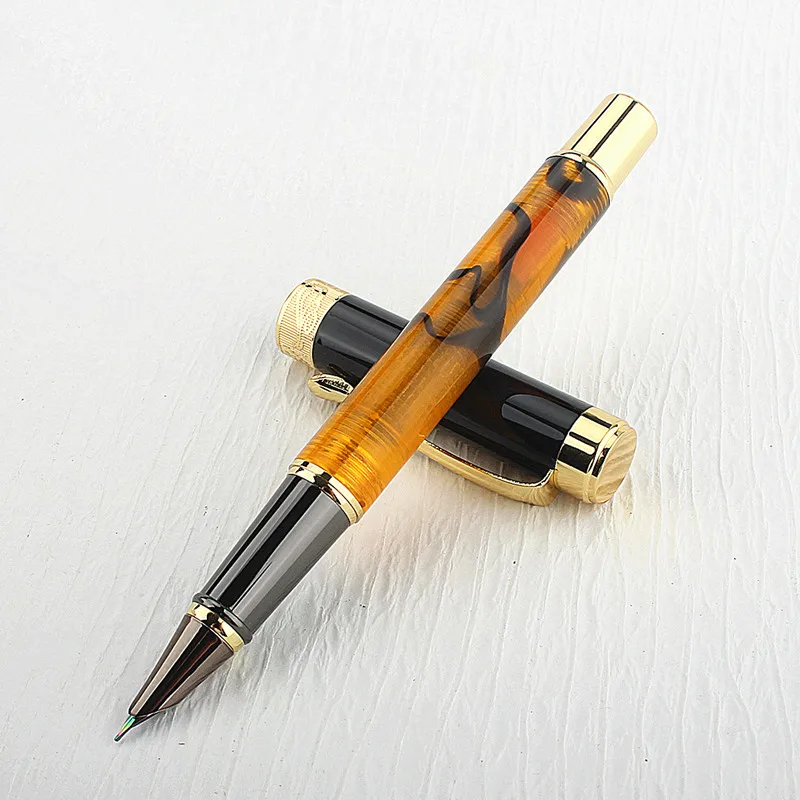 Nieuwe Luxe 2055 Vulpen Metalen Acryl Inktpen 0.38/0.5Mm Nib Business Office Schoolbenodigdheden Schrijfpen