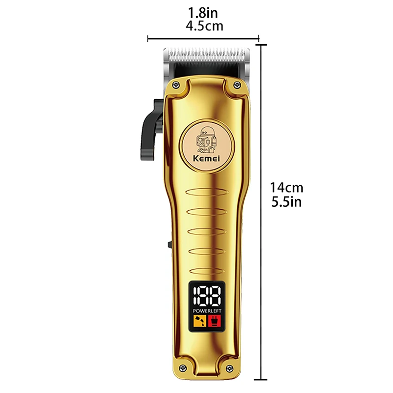 Kemei 510 Портативная дорожная электрическая машинка для стрижки волос, маленькая перезаряжаемая беспроводная машинка для стрижки волос, триммер для бороды/волос, инструмент для резьбы