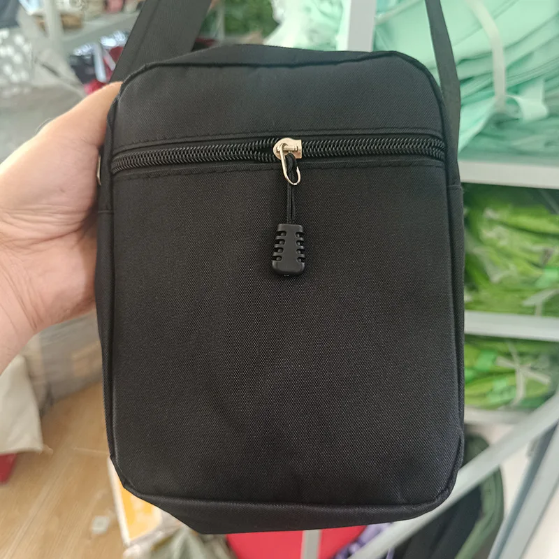 

2025 Popular Men's Crossbody Bag Simple Casual Shoulder Bag Oxford Cloth Diagonal Cross Bag Mini Bag Mobile Phone Bag Men's Bag