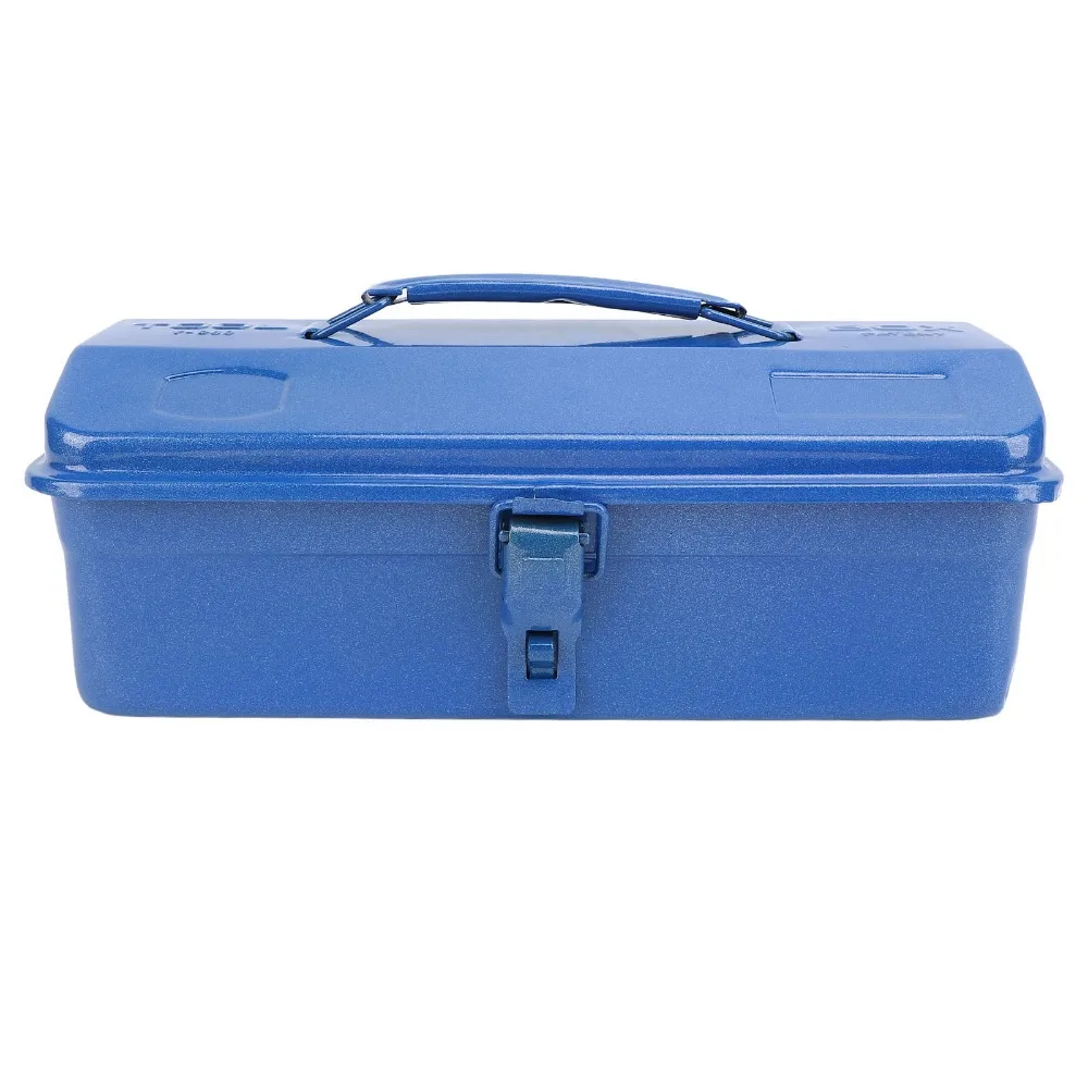 Three Specifications Tool Storage Box Hip Roof Style Anti-Rust Portable Tool Box Double Metal Latch Universal