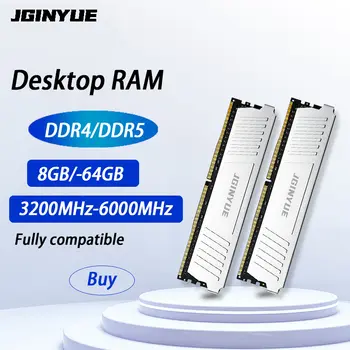 Paměť JGINYUE RAM DDR5/DDR4 8GB 16GB 32GB 64GB 6000MHz 3600MHz 3200MHz Desktop Dimm Vysoko kompatibilní Plně kompatibilní RAM 8 nejlepší prodej 64 GB RAM DDR4 - №2