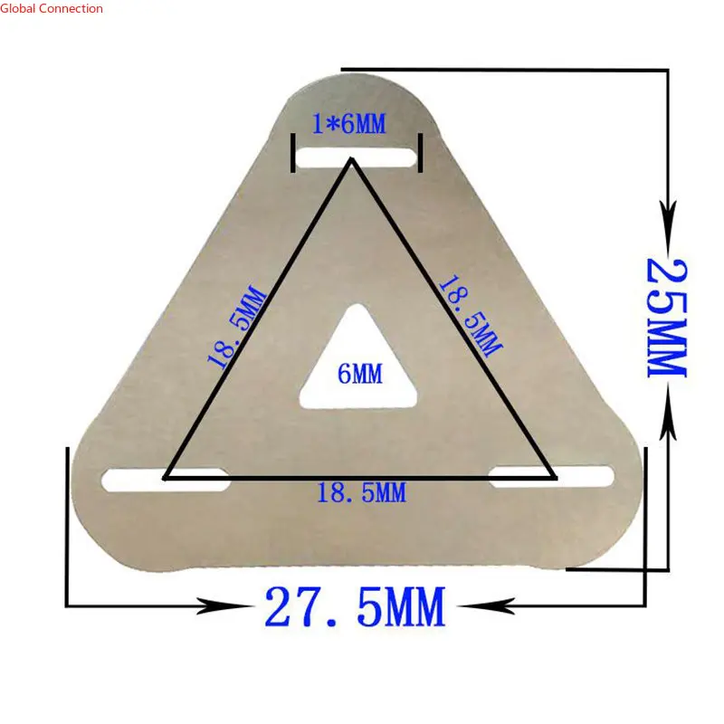 Power Tool Battery 18650 Lithium Battery Spot Welding Nickel Piece Connecting Piece Triangle Nickel Piece Shaped Nickel Piece