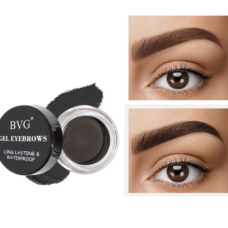 Eyebrow Cream Set Waterproof Sweat-proof  No Halo Staining Durable Three-dimensional and Easy To Color