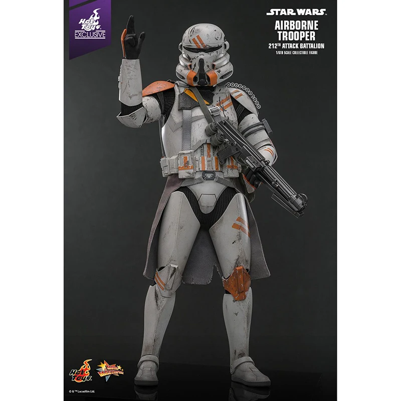 

100% Original Hot Toys Exclusive HT MMS794 Star Wars Episode III Revenge of the Sith Airborne Trooper 212th Attack Battalion 1/6