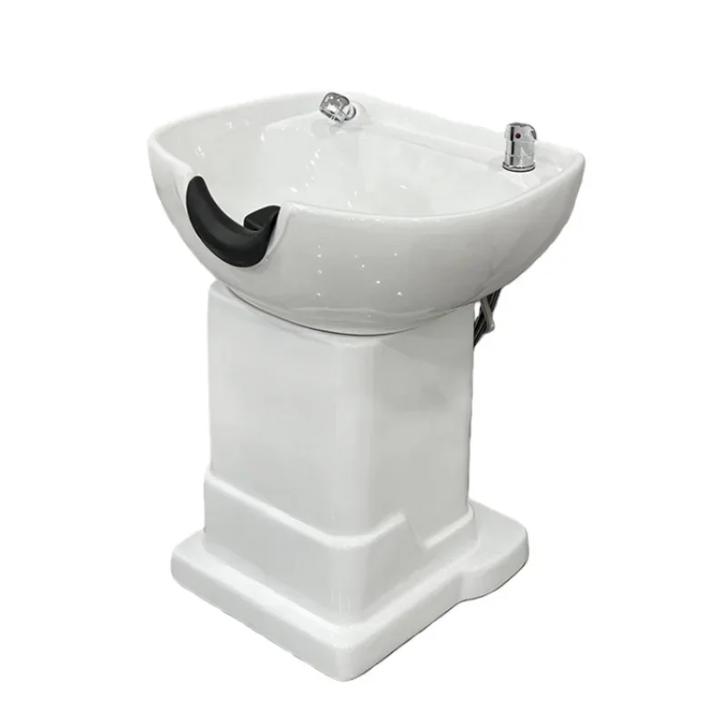 Hair wash basin grafting, quick shear rinse, column hair wash bed, barbershop special flush bed, hair washing and flushing