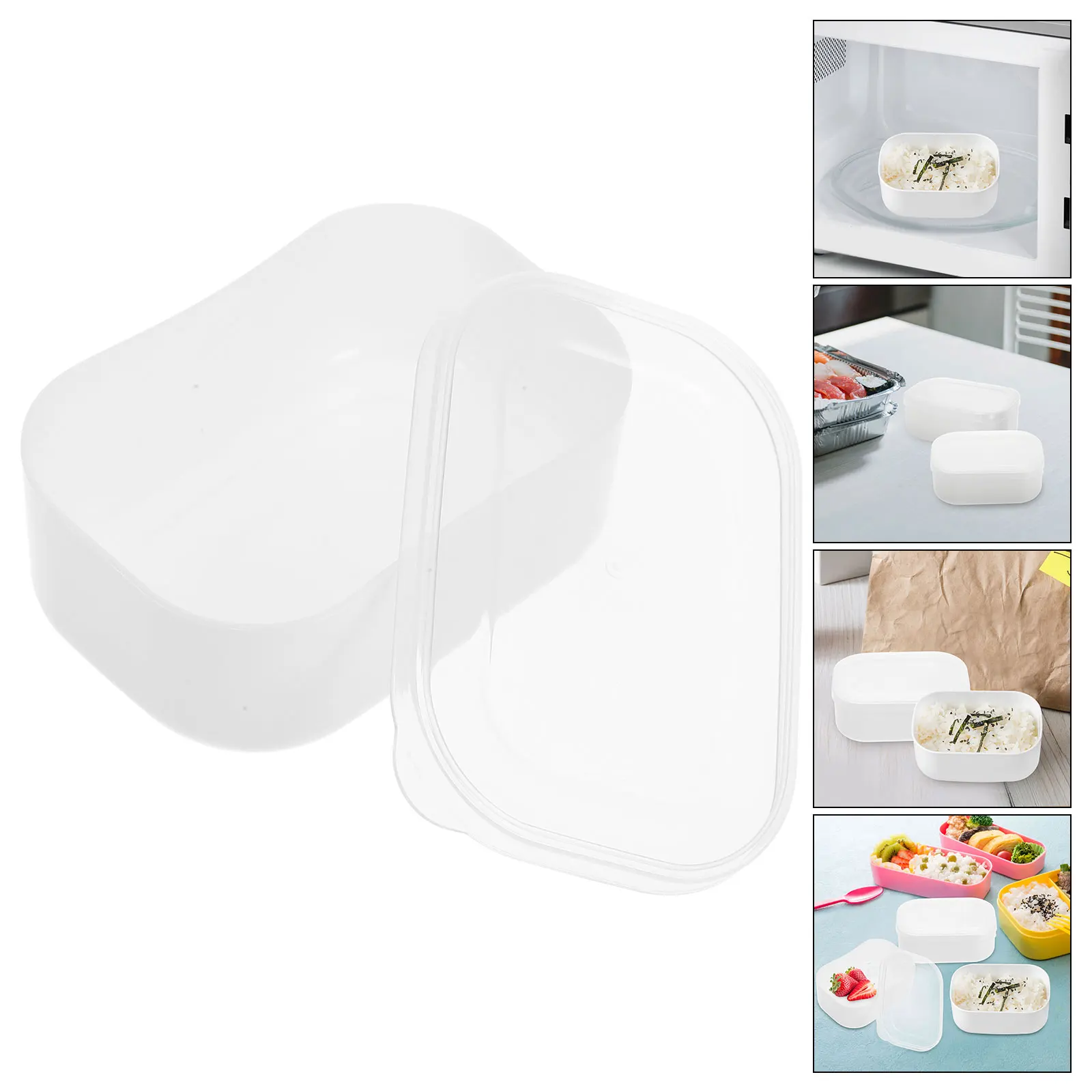 

6pcs Portable Freezer Boxes 280Ml Pp Material Safe Food Storage Container Compact Lunch Box For Household Camping