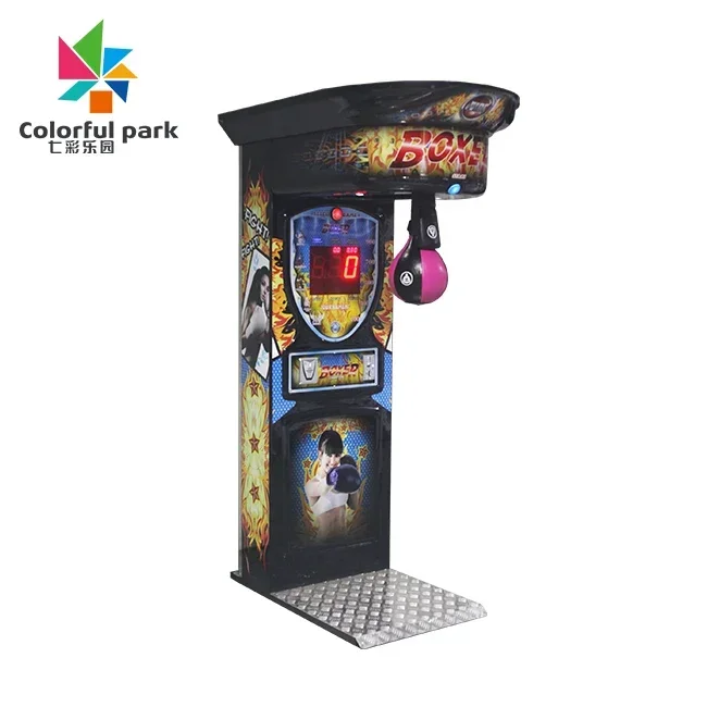 Street Entertainment Boxing Machine Amusement Park Coin Operated Sport Arcade Boxing Game