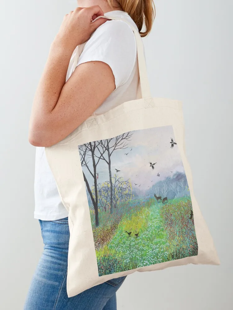 

Snowdrop Copse Tote Bag Canvas Woman shopper bag shopper bag women canvas large size bags